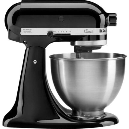KitchenAid 5K45SSEOB Classic Küchenmaschine, 275 W, 4,3 l Schüssel